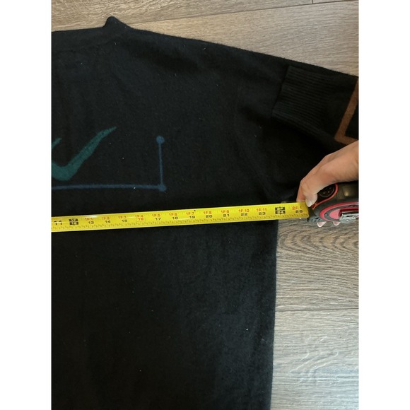 Unique MCM VTG 100% Cashmere Sweater Cardigan Olympic Abstract Design Size XL - Picture 12 of 12